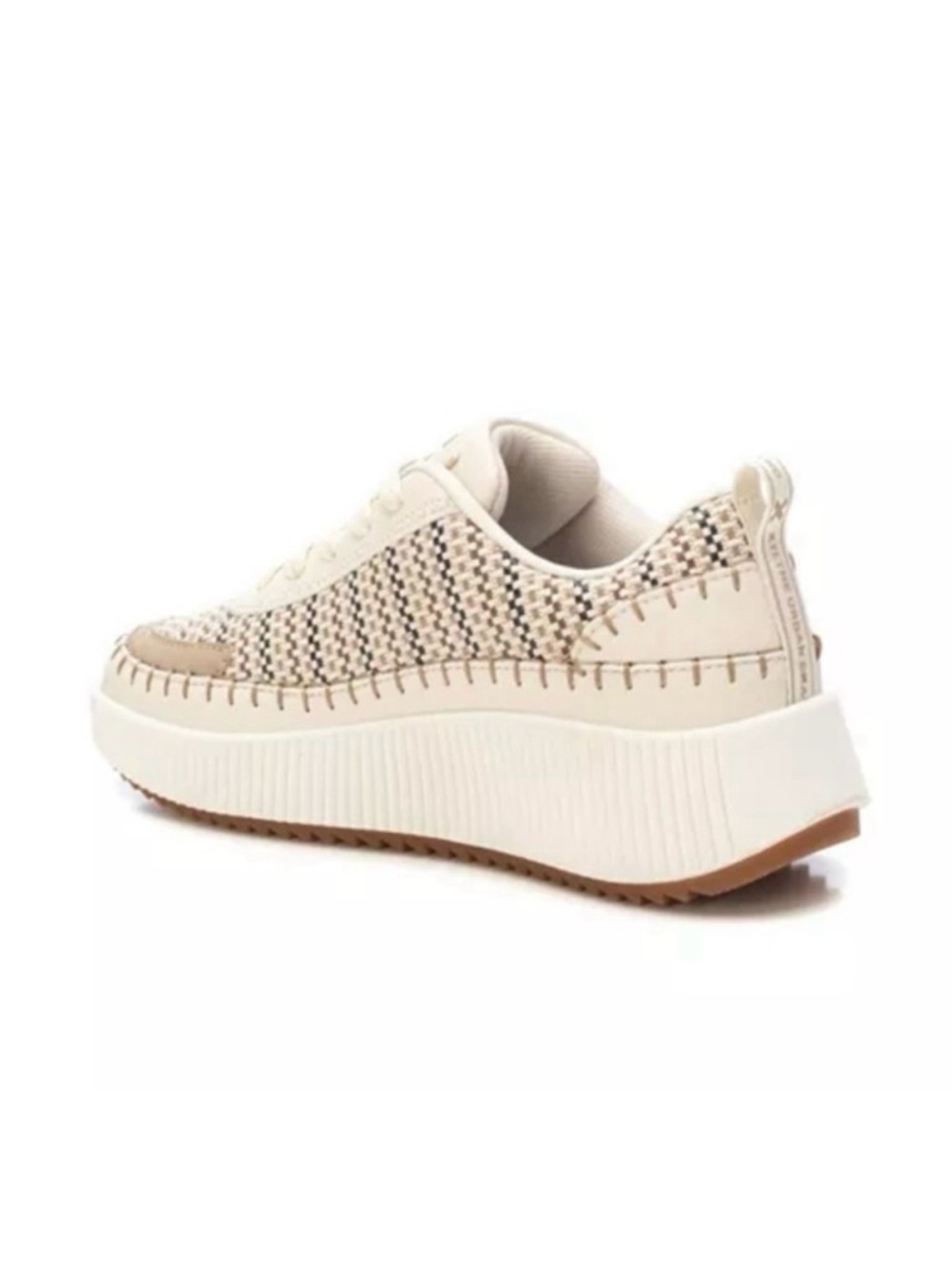 XTI Platform Sneakers, Women’s Size 6 Cream - Chunky Sole, Breathable - NWT - Picture 5 of 13